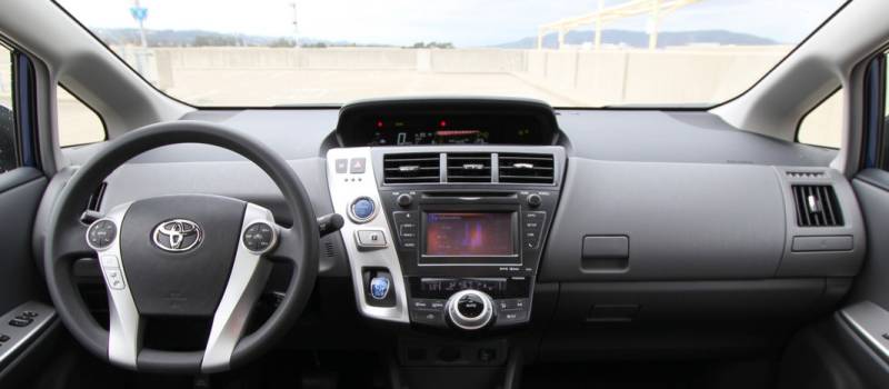 thumbnail interactive-video image 1 of Custom Fit Dash Cover Mat For Toyota Prius V – 5 Colors Available, UV Protection 1 of 5