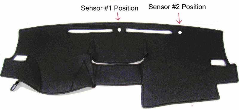 Tappetino Cruscotto Antiscivolo SENSHINE Per Subaru Forester 2014-2018, Impreza/Crosstrek 2012-2017 - Protezione Con Profilo Arancione