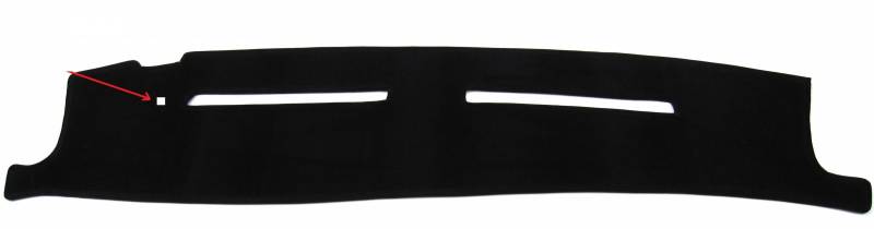 RZS Dash Cover Mat For Ford Crown Victoria 1995-2012 – Light Grey/Silver – Polyester Carpet, Lifetime Warranty