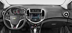 Chevrolet Sonic Dashboard - No optional extra center display abover A/C vents