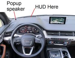 Audi Q7 W/ HUD.