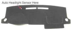 Pontiac G5 dash cover with sensor cutout