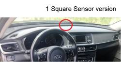 Kia Optima dashboard - 1 Square sensor version