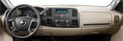 GMC Sierra dashboard version - 2 pass side glove box, AC vents on sides of radio