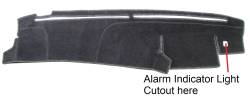 Volvo 960 dash cover with optional cutout for alarm light