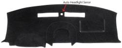 Ford Edge Dash Cover W/ Headlight Sensor Cutout.