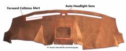 Ford Expedition Dash Cover, "B" With Half Bin. W/ Auto Headlight Sensor and FCA.