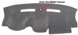 Chrysler Town & Country Dash Cover, W/ Auto Headlight Sensor.