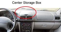Subaru Impreza dashboard version with center storage box