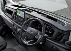 Ford Transit Van dashboard top/side view