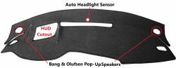*03-28HUDSP Audi A6 & A7 Dash Cover, W/ Auto Headlight Sensor, W/ HUD W/ Pop Up Corner Speakers.