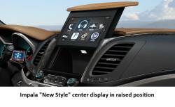 Impala New style dashboard - Center Display in raised up position