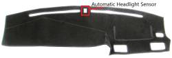 Honda Ridgeline dash cover with sensor cutout