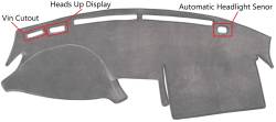 2002-2004 Nissan Altima Dash Cover, W/ Sensor, W/ HUD.