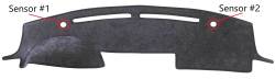 2006-2010 Infiniti M Series M35 & M45 Dash Cover. "A" Version, W/ Sensors.