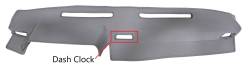 1993-2000 Mitsubishi Pickup Dash Cover, W/ Dash Clock.