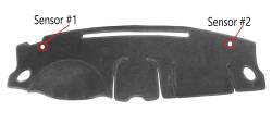 1998-2002 Subaru Forester Dash Cover, W/ Sensors. Regular Version.