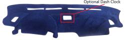 Dodge Conquest Dash Cover, W/ Dash Clock.