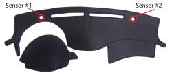 Infiniti G35 4 Door Sedan Dash Cover, W/ Sensors (2).